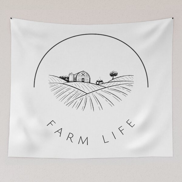 Item preview, Farm Life Simple Honest Real – Rustic Farmhouse Country Living Design designed and sold by Happy Designs Studio.