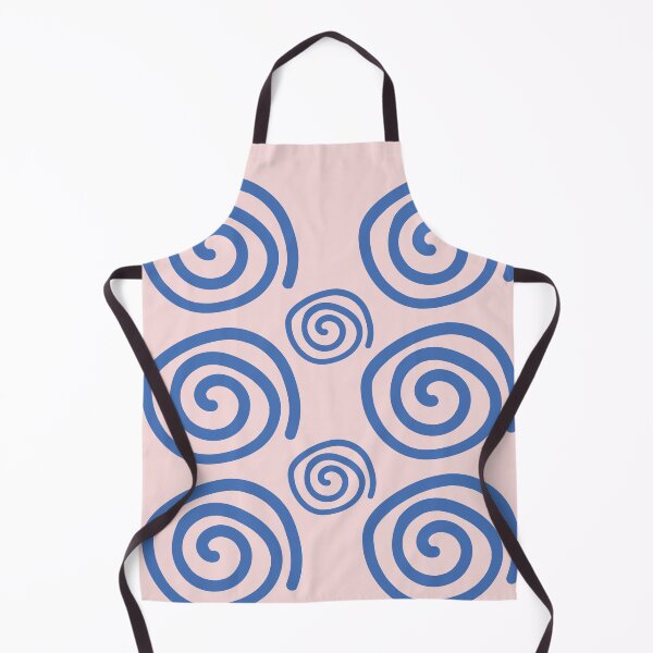 Item preview, "Blue Spirals Abstract Geometric Pattern" designed and sold by ArtwithRabbit.