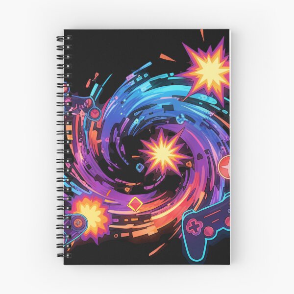 Item preview, Gaming Vortex – Colorful Controller Explosion designed and sold by Revyra Design .