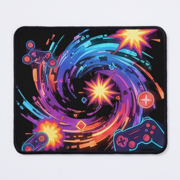 Item preview, Gaming Vortex – Colorful Controller Explosion designed and sold by Revyra Design .