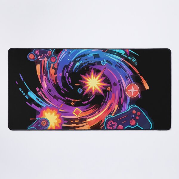 Item preview, Gaming Vortex – Colorful Controller Explosion designed and sold by Revyra Design .