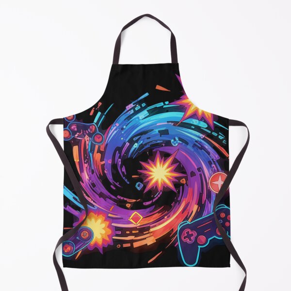 Item preview, Gaming Vortex – Colorful Controller Explosion designed and sold by Revyra Design .