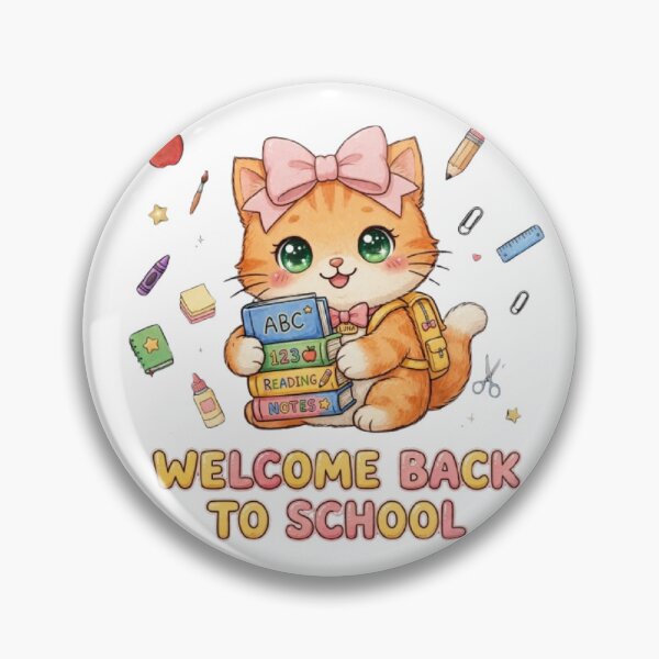 Item preview, Cute Welcome Back To School Backpack Books designed and sold by Moody Vibes Studio.