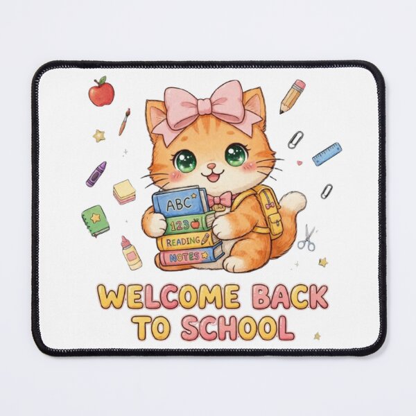 Item preview, Cute Welcome Back To School Backpack Books designed and sold by Moody Vibes Studio.