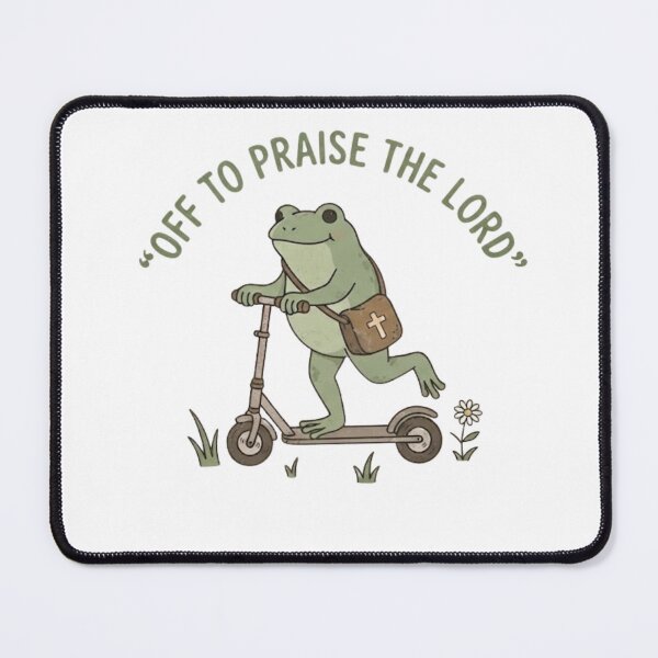 Item preview, Off to Praise the Lord Frog Shirt | Funny Christian Frog Tee | Cute Faith Shirt | Christian Gift | Church Sunday Apparel designed and sold by MS Pod Studio.
