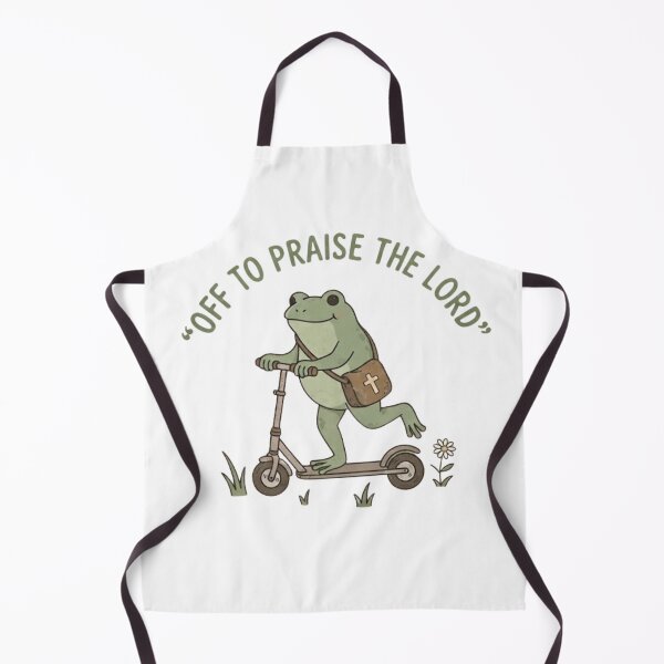 Item preview, Off to Praise the Lord Frog Shirt | Funny Christian Frog Tee | Cute Faith Shirt | Christian Gift | Church Sunday Apparel designed and sold by MS Pod Studio.