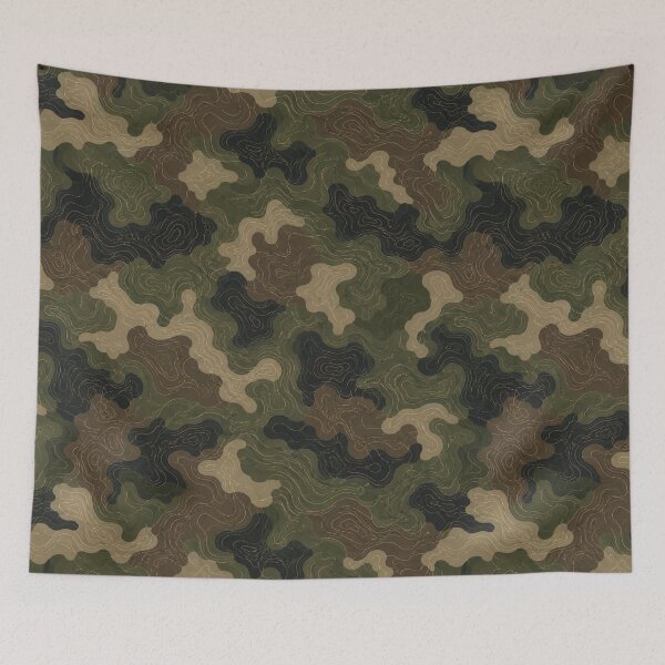 Item preview, Topographic Camouflage Terrain Pattern designed and sold by Military Insignia Products.
