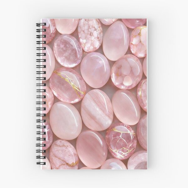 Item preview, Pink Rose Quartz Crystals Pattern designed and sold by GeminiArts Studio .