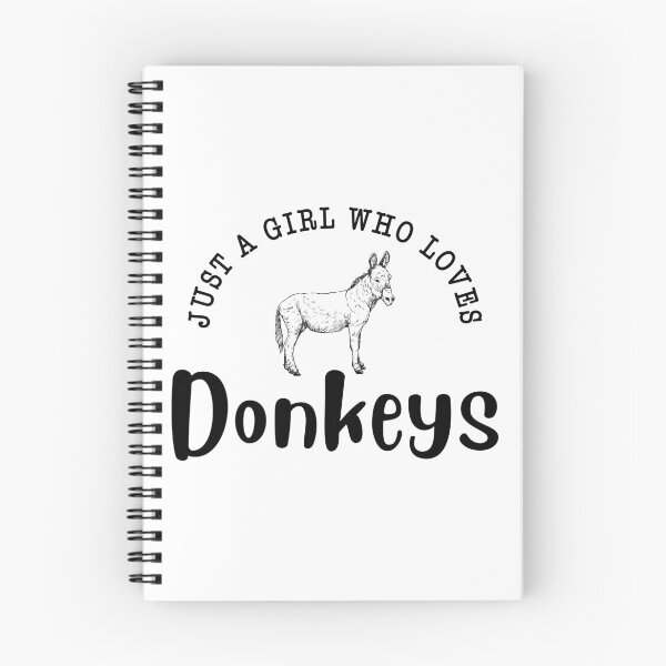 Item preview, Just a Girl Who Loves Donkeys Farm Lover Gift for Women designed and sold by ScienceCorner.