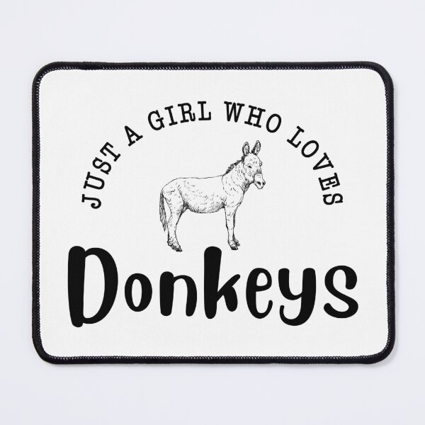 Item preview, Just a Girl Who Loves Donkeys Farm Lover Gift for Women designed and sold by ScienceCorner.