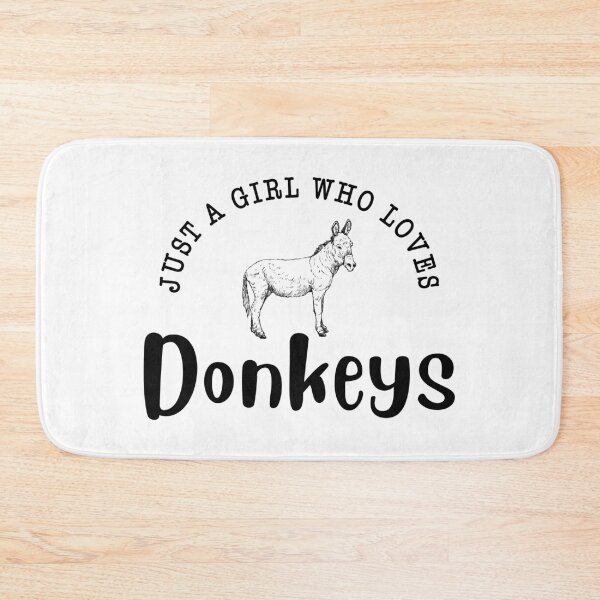 Item preview, Just a Girl Who Loves Donkeys Farm Lover Gift for Women designed and sold by ScienceCorner.