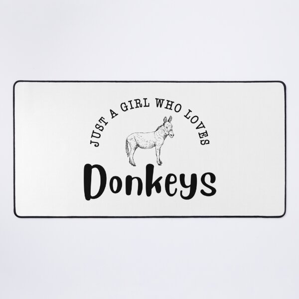 Item preview, Just a Girl Who Loves Donkeys Farm Lover Gift for Women designed and sold by ScienceCorner.