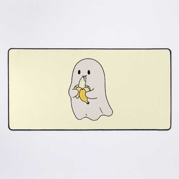 Item preview, Cute Ghost Eating Banana designed and sold by LuloCreative.