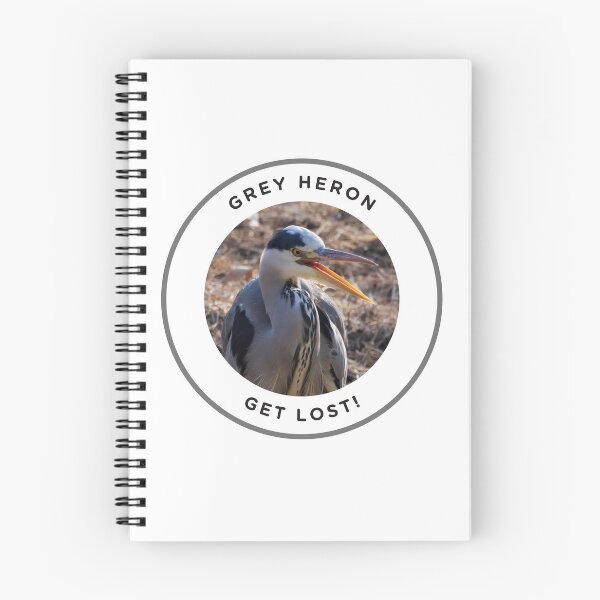 Item preview, Grey Heron - Get Lost designed and sold by KM Wong Photography.