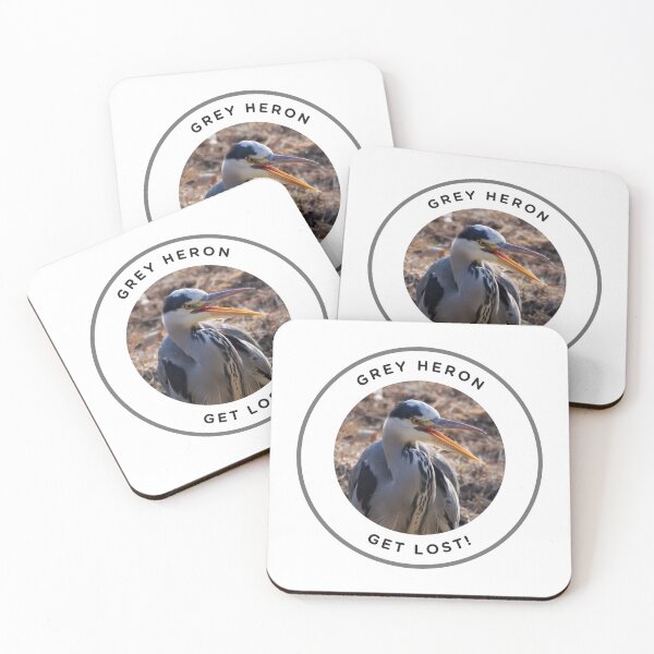 Item preview, Grey Heron - Get Lost designed and sold by KM Wong Photography.