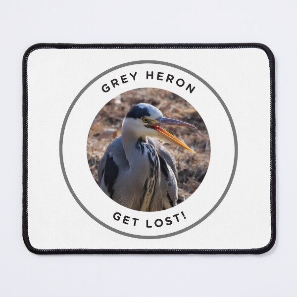 Item preview, Grey Heron - Get Lost designed and sold by KM Wong Photography.