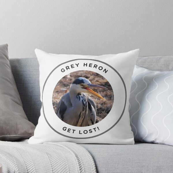 Item preview, Grey Heron - Get Lost designed and sold by KM Wong Photography.