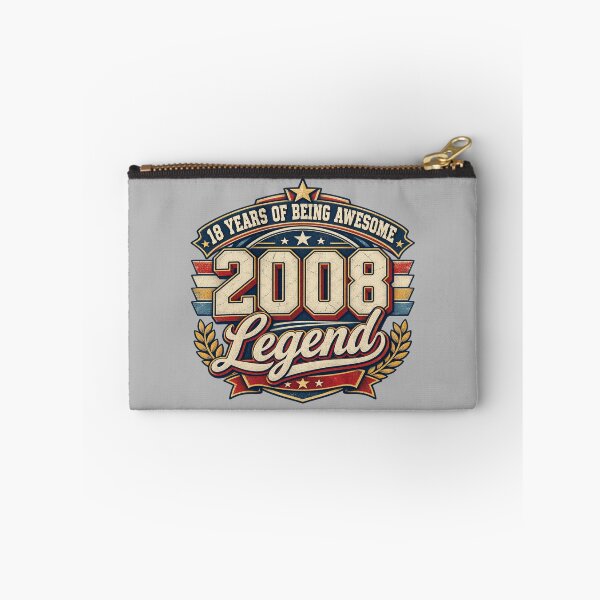 Item preview, Born in 2008 18th Birthday Legend Crest designed and sold by POD DYNASTY | Original Print On Demand T-Shirt Graphics.