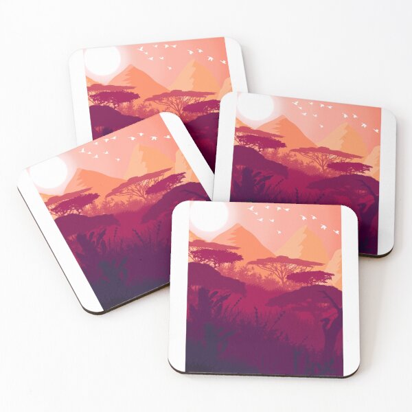 Item preview, warm serene lush mountains designed and sold by alivialord.
