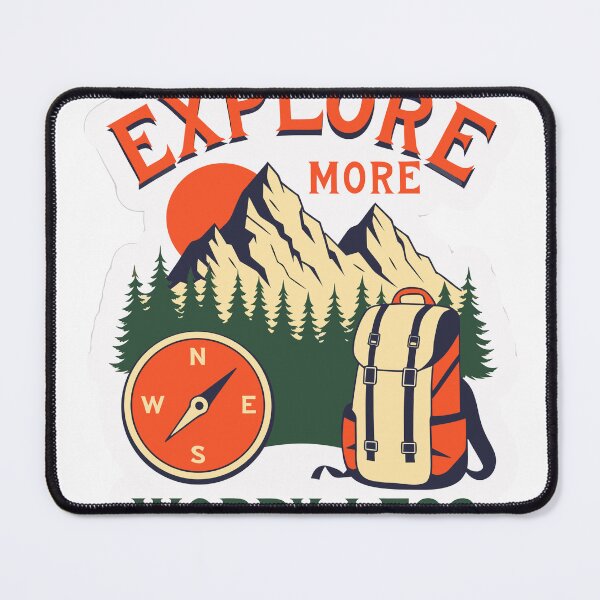 Item preview, Vintage National Park Adventure Sticker designed and sold by inkfusionhub99.