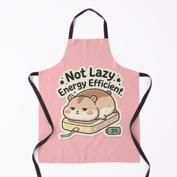 Item preview, Not Lazy, Energy Efficient Hamster | Cute Kawaii Hamster Meme designed and sold by kuwagatamushi.