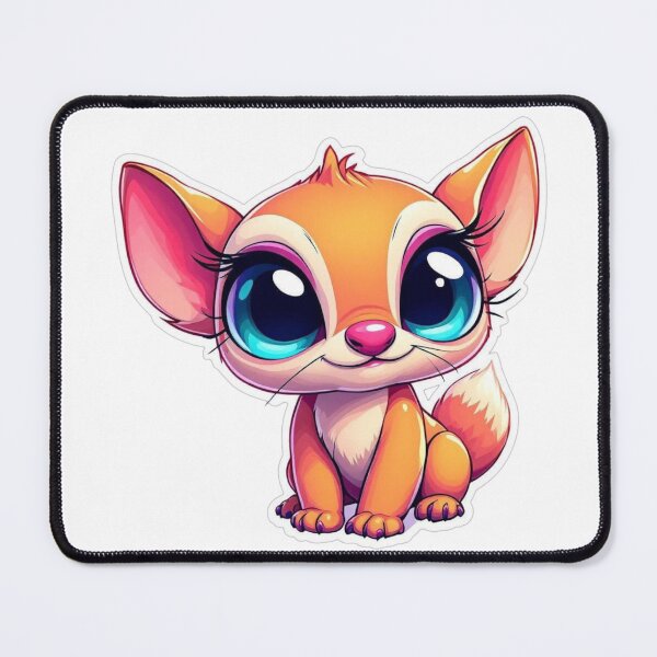Item preview, Adorable Cartoon Fox Sticker" designed and sold by NeonSketch Lab.