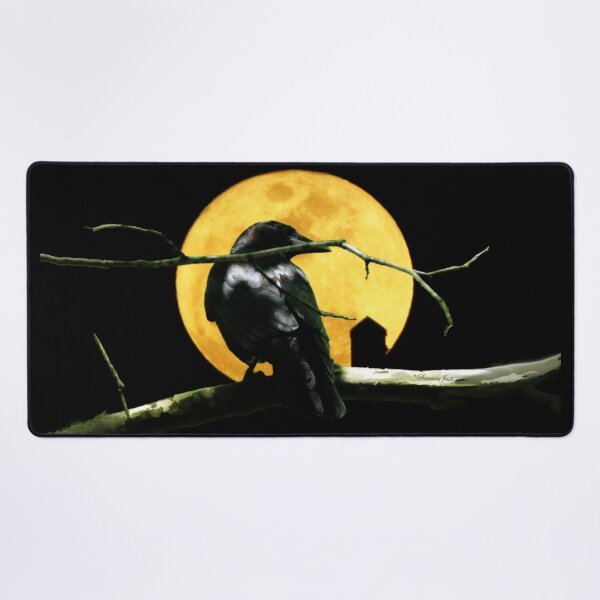 Aperçu de l'œuvre Corbeau noir ~ Lune des moissons créée et vendue par SummerJade.