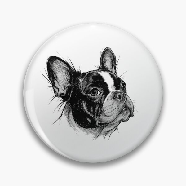 Item preview, French Bulldog Portrait Shirt | Black and White Frenchie Tee | French Bulldog Lover Gift | Dog Mom Gift | Vintage Dog Art designed and sold by MS Pod Studio.