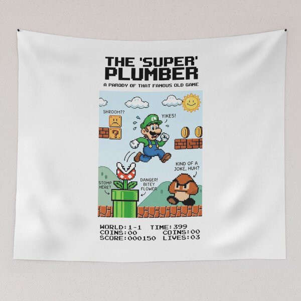 Item preview, Funny Green Plumber Pixel Art Retro Gaming Humor designed and sold by jhgjykuo.