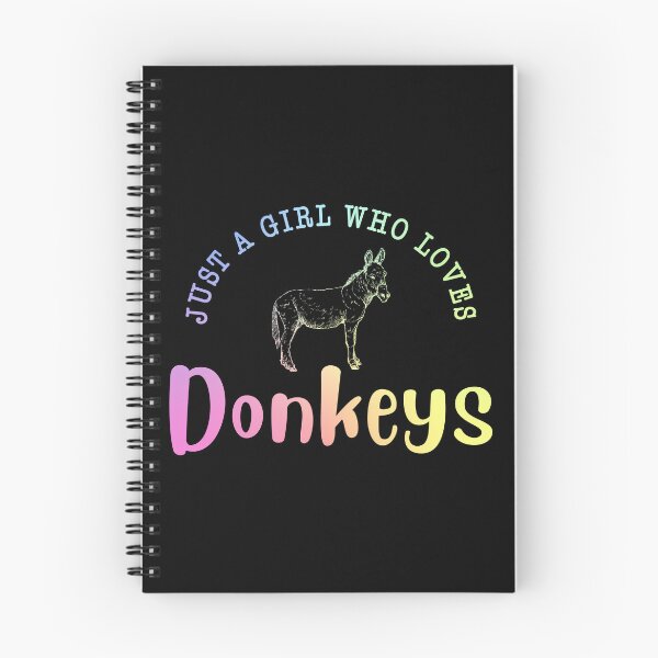 Item preview, Just a Girl Who Loves Donkeys Farm Lover Gift for Women designed and sold by ScienceCorner.