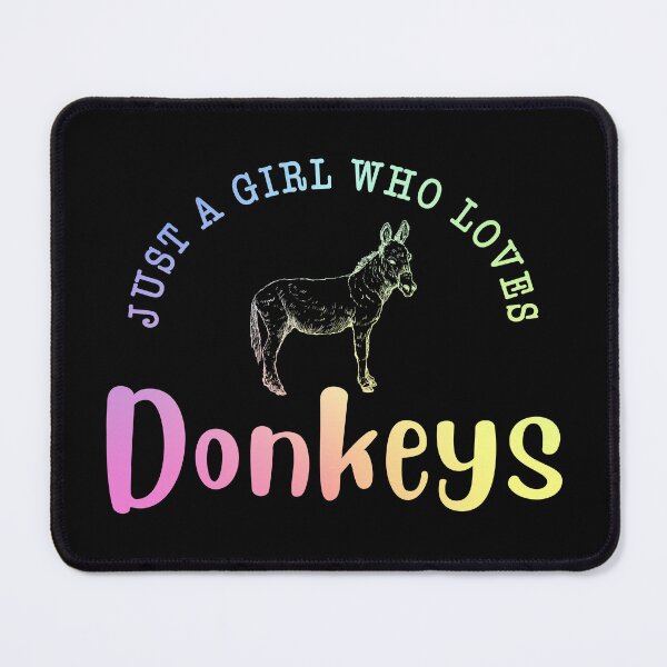 Item preview, Just a Girl Who Loves Donkeys Farm Lover Gift for Women designed and sold by ScienceCorner.