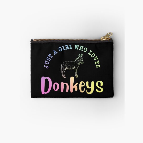 Item preview, Just a Girl Who Loves Donkeys Farm Lover Gift for Women designed and sold by ScienceCorner.