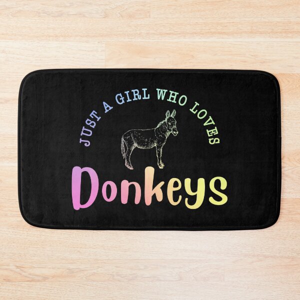 Item preview, Just a Girl Who Loves Donkeys Farm Lover Gift for Women designed and sold by ScienceCorner.