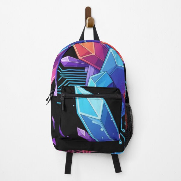 Item preview, Cyber Crystal Core – Neon Tech Crystals designed and sold by Revyra Design .