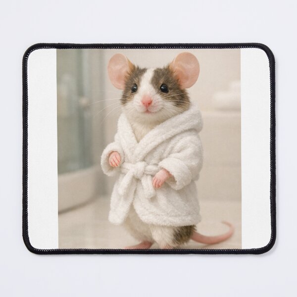 Item preview, Cozy Bathrobe Fancy Mouse designed and sold by Sillytoe.