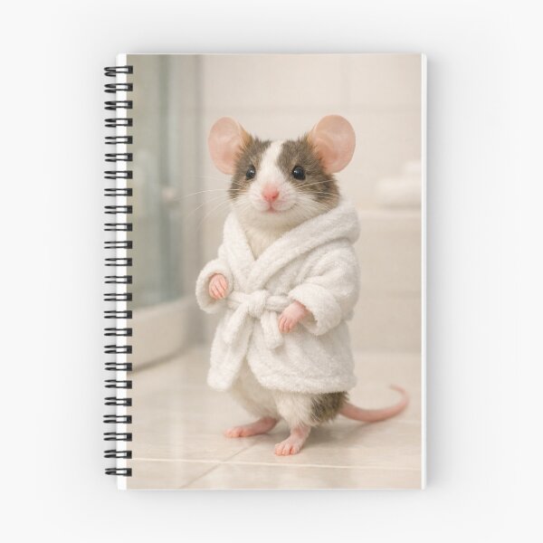 Item preview, Cozy Bathrobe Fancy Mouse designed and sold by Sillytoe.