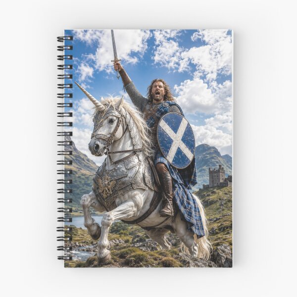 Item preview, Scottish Warrior On A Unicorn designed and sold by PeelieWallies.