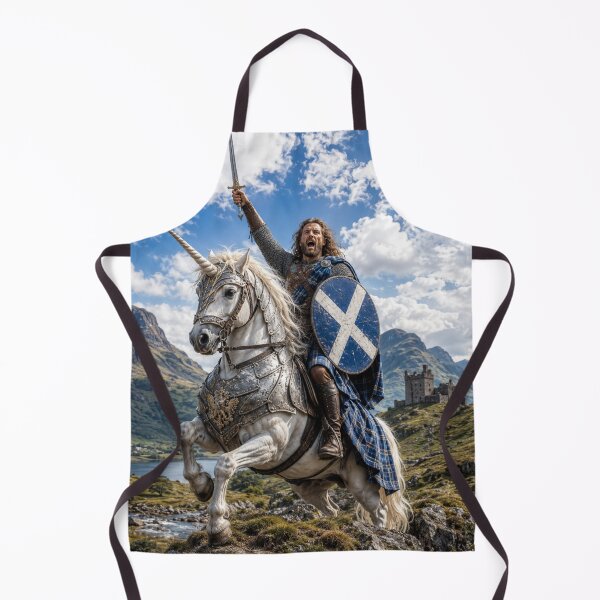 Item preview, Scottish Warrior On A Unicorn designed and sold by PeelieWallies.
