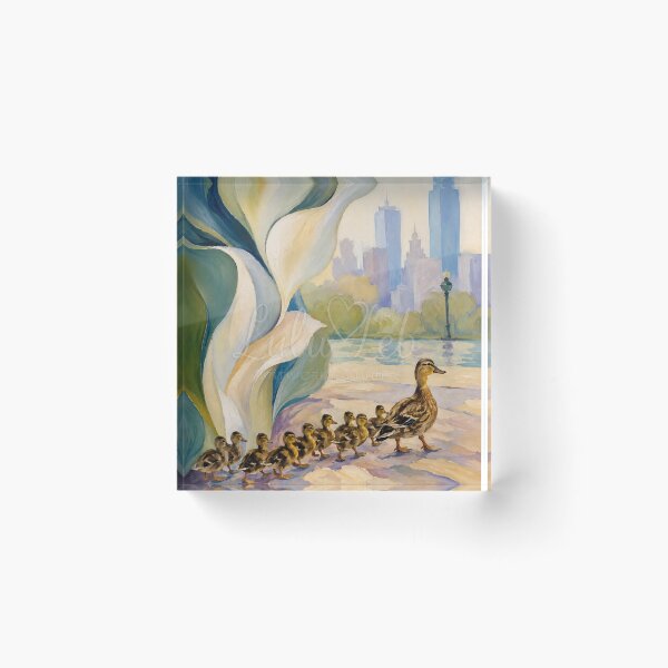 Item preview, Ducklings in Boston  designed and sold by LuluLeb.