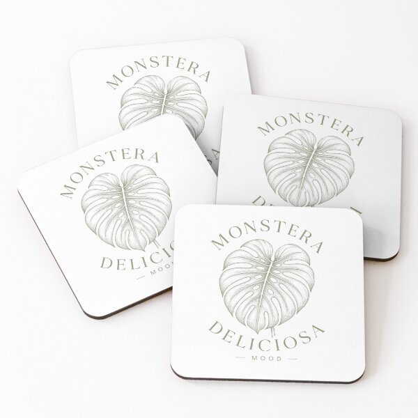 Item preview, Monstera Mood – Detailed Fine-Line Botanical Illustration – Sage Green Leaf Art – Plant Lover Design designed and sold by bobscraze.