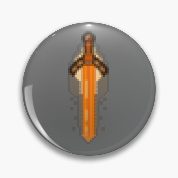 Item preview, Orange Glowing Pixel Sword designed and sold by Ascella-Art.