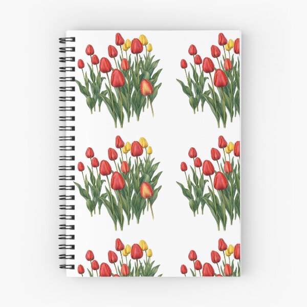 Item preview, Red and Yellow Tulips Vintage Floral Art designed and sold by Nature Moments.