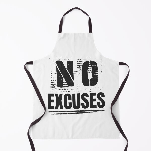Item preview, No Excuses Distressed Gym Motivation designed and sold by RisticCEO.