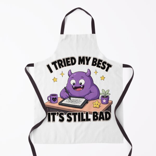 Item preview, I Tried My Best It's Still Bad Monster designed and sold by TshirtsOnline-.