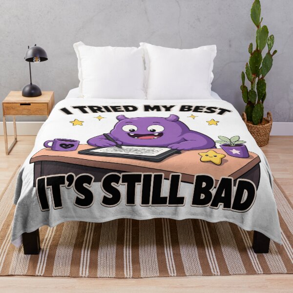 Item preview, I Tried My Best It's Still Bad Monster designed and sold by TshirtsOnline-.