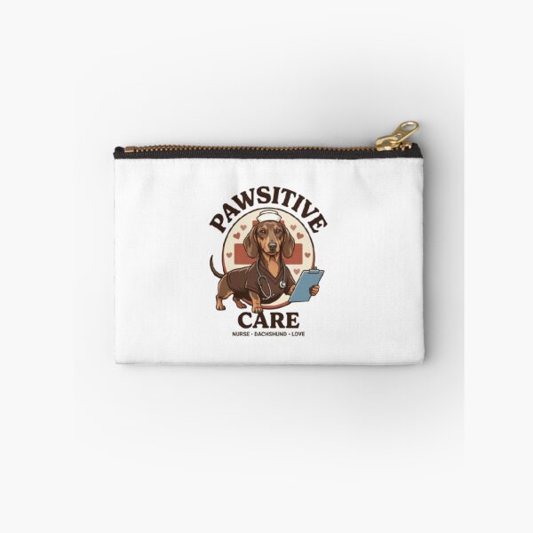 Item preview, Pawsitive Care Nurse Dachshund designed and sold by FurryPrintLab-FurryPrintLabDesign.