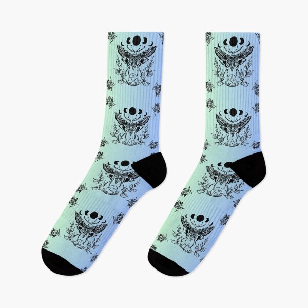 Item preview, Aqua Lunar Moths Lunar Eclipes designed and sold by CursedButCute1.