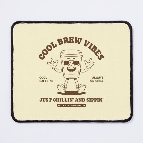 Item preview, Cool brew vibes Coffee cartoon designed and sold by aspanguji.