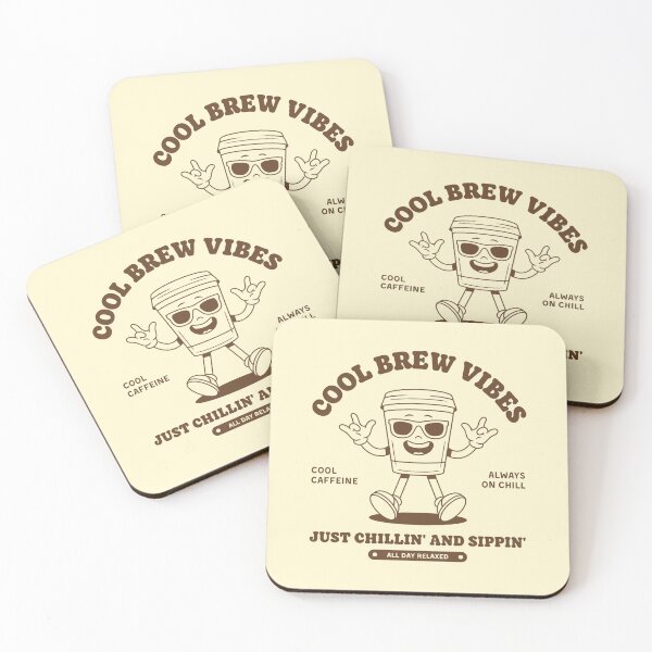 Item preview, Cool brew vibes Coffee cartoon designed and sold by aspanguji.