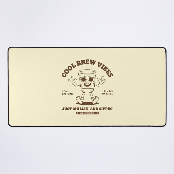 Item preview, Cool brew vibes Coffee cartoon designed and sold by aspanguji.
